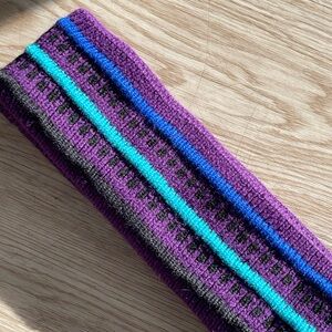 Vintage Colorful Knit Headband one Size